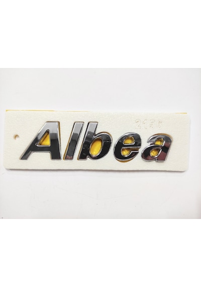 Fiat Albea Arma Bagaj Yazısı Yapıştırma 13cmx3.3cm 2156