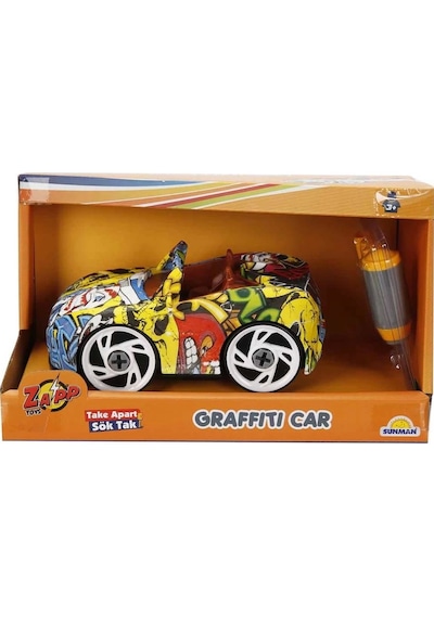 Zap Sök-tak Grafitti Araba Beyaz