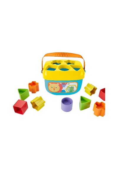 Fisher-Price Renkli Bloklar Kova Ve 10 Adet Blok Yerleştirme