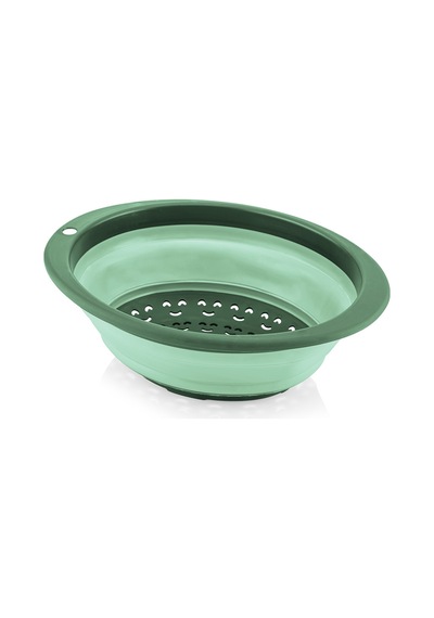 Qlux İdeas Katlanır Süzgeç Ev Ofis Kamp Karavan Bpa İçermez Gıdaya Uygun Süzgeç L-00570 Yeşil Plasti Diğer