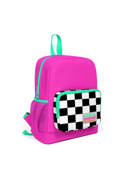 Coral High Pembe Damalı Anaokul ve İlkokul 1.Sınıf Okul Çantası -