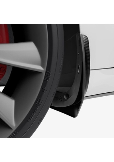 Spigen Tesla Model 3 İçin Karbon Çamurluk Seti - 4 Parça - Siyah 04 Dokuz Parçalı Set
