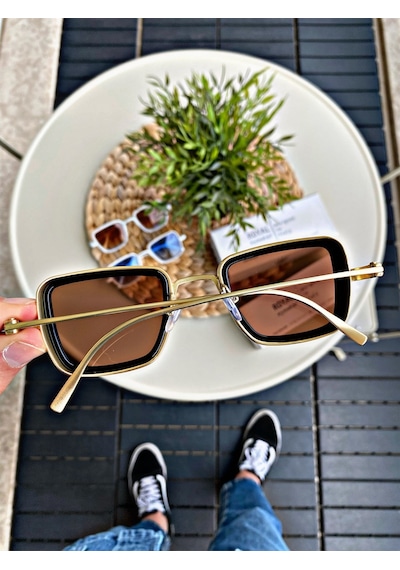 Watchofroyal Royal Eyewear Ex657 Black Brown Güneş Gözlüğü