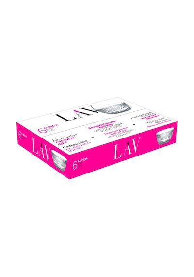 Lav Teo Cam Kahvaltı Kasesi 6'lı Küçük Boy 215 ml (Tatlı/Çerez Kasesi)