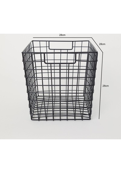 Metal Kafes Tel Dekoratif Grid Kare Sepet Wd-104