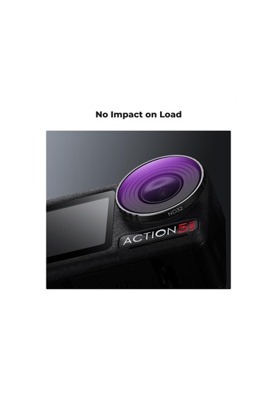 K&f Concept Nd Filtre Setleri, 4'lü Paket Cpl, Nd8, Nd16, Nd32 Filtre, Djı Osmo Action 5 Pro/action 4 İle Uyumlu, Polarize Edici Nötr Yoğunluk Hd Cam