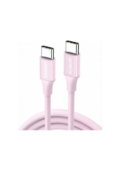 Usb-c 60w 3a Qc Pd Hızlı Şarj Kablosu, 1 Metre, Pembe, 65124