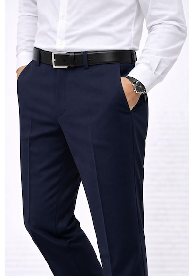 Classics Men Caserta Regular Fit Likralı Erkek Kumaş Pantolon - 7558 Lacivert