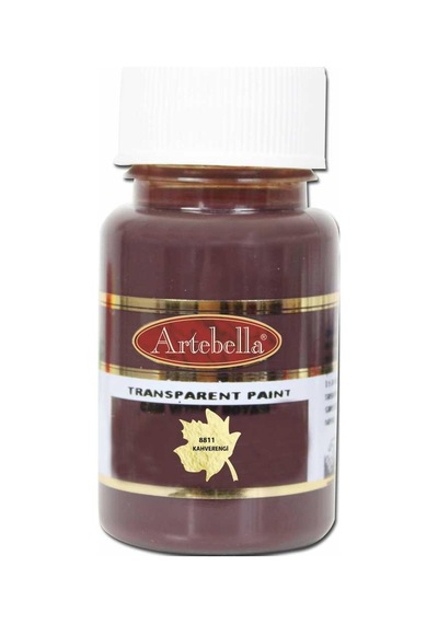 Artebella Transparan Cam Vitray Boyası 881150 Kahverengi 50 ML
