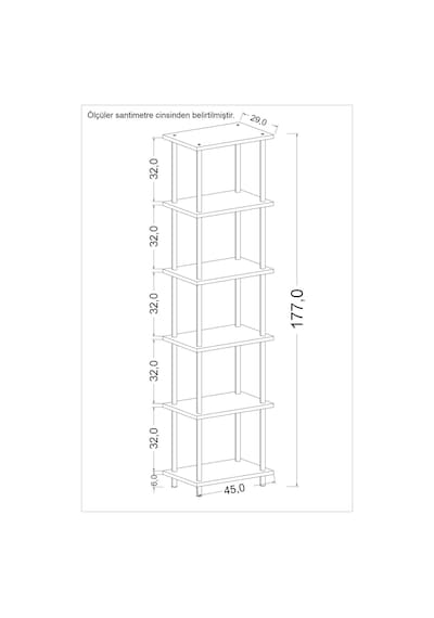 Çevir Kur 45 Cm Antrasit Kitaplık Bd 45 177 29 Cm Antrasit Çevir Kur 45 Cm Antrasit Kitaplık Bd 45 177 29 Cm Antrasit
