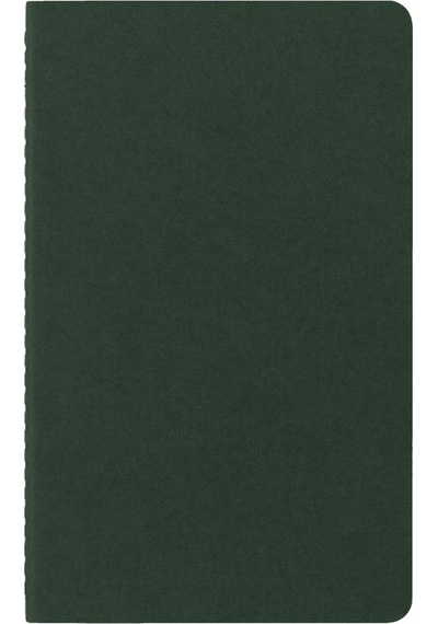 Moleskine Çizgisiz Cahier Not Defteri 3'lü Set L Boy Mersin Yeşili Yeşil