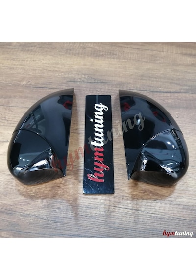 Ford Fiesta Mk7 Yarasa Ayna Kapağı - Parlak Siyah Abs Plastik