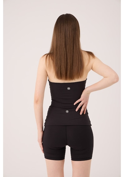 Holly Lolly Beli Kıvrımlı Mini Kacie Şort Siyah