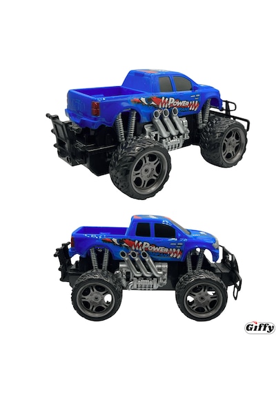Uzaktan Kumandalı Canavar Ranger Araba Şarjlı Full Fonksiyon 4x2 Off Road Kamyon Oyuncak Arazi Aracı Mavi