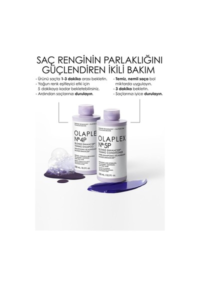 The Brightening Duo - Sarı & Gri Saçların Rengini Canlandıran Bağ Güçlendirici İkili Bakım Seti Belirtilmemiş