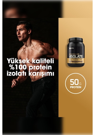 Gold Standard Isolate Çikolata Aromalı Yüksek Protein İzolatı 700g Kasgelişimi Ve Düşük Karbonhidrat Çikolata