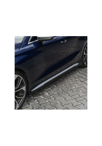 Audi A3 S Line 2020+ Yan Marşpiyel 8y Kasa Piano Black Marşpiyel Eki Seti