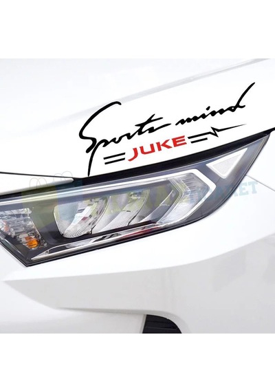 Nissan Juke Sport Mind Far Kaput Oto Sticker Yapıştırma Etiket