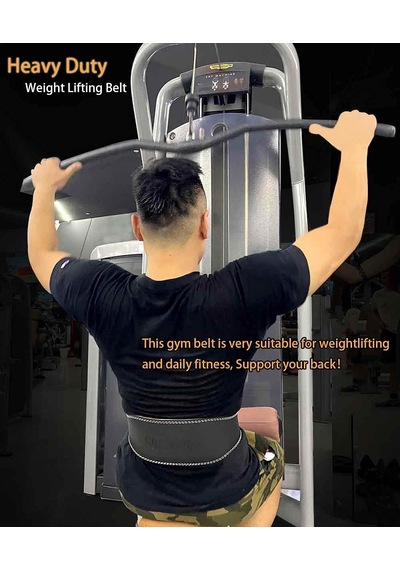 Weight Lifting Belt, Leather Weightlifting Belt, Gym Belt For Men Weight Lifting, Back Support Weight Belt, Powerlifting