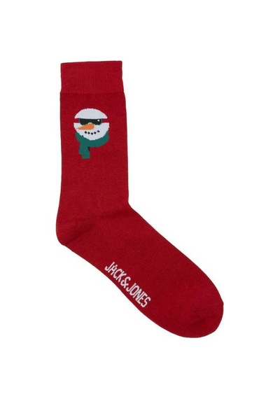 Jack & Jones 3'lü Erkek Çorap 12246902 Kırmızı