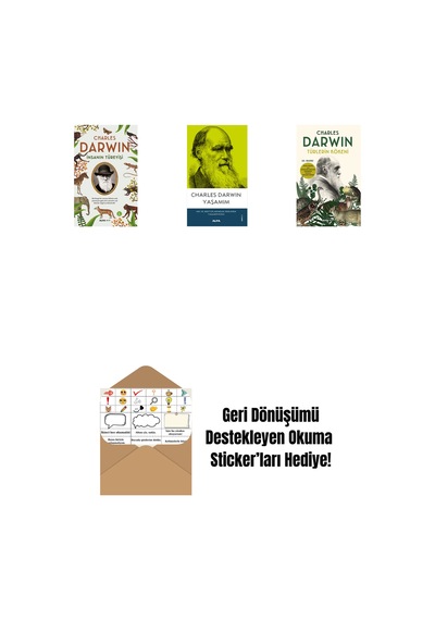 İnsanın Türeyişi + Yaşamım + Türlerin Kökeni + Okuma Sticker'ları