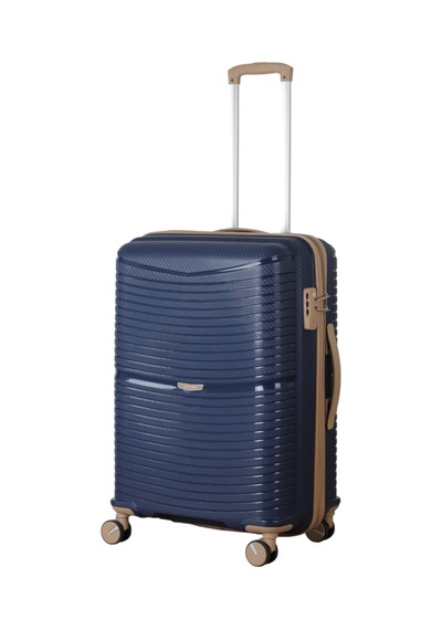 Mçs Group V379 Aura Y.üretim Pp Valiz 65 Cm S21yy100014265 11014 Lacivert/şampanya
