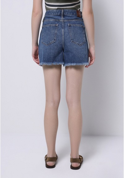 Colin's Colins Mom Fit Yüksel Bel Düz Kadın Denim Jean Şort Cl1073890 Q1.v1 Dn41336 Denim