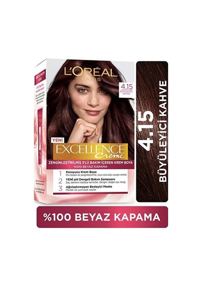 Excellence Saç Boyası - 4.15 Büyüleyici Kahve