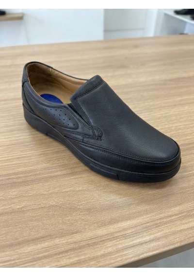 Slope 3960 Siyah Comfort Ortopedik Bağcıksız Günlük Erkek Ayakkabı