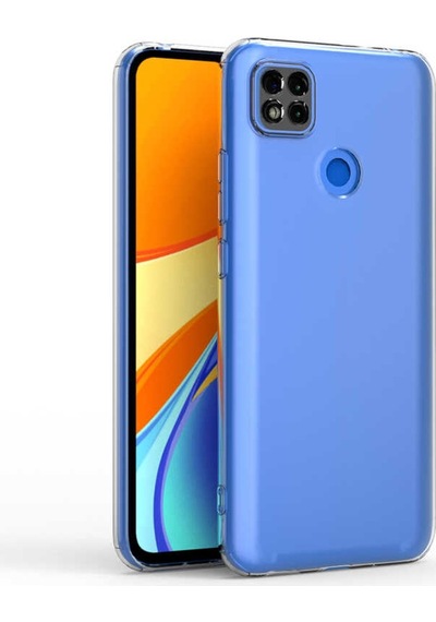 Xiaomi Redmi 9C Kılıf Zore Kamera Korumalı Süper Silikon Kılıf Renksiz