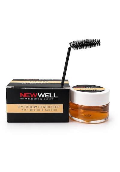 New Well Eyebrow Stabilizer Kaş Sabitleyici Jel 15g Biotin & Keratin İçerikli Şeffaf Kaş Sabitleyici Wax
