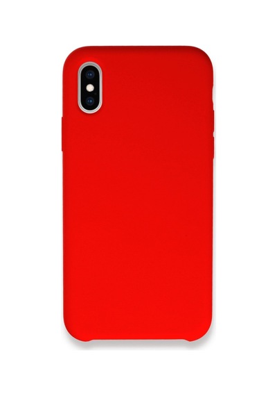 Apple Uyumlu - iPhone X Kılıf Lansman Legant Silikon - Kırmızı