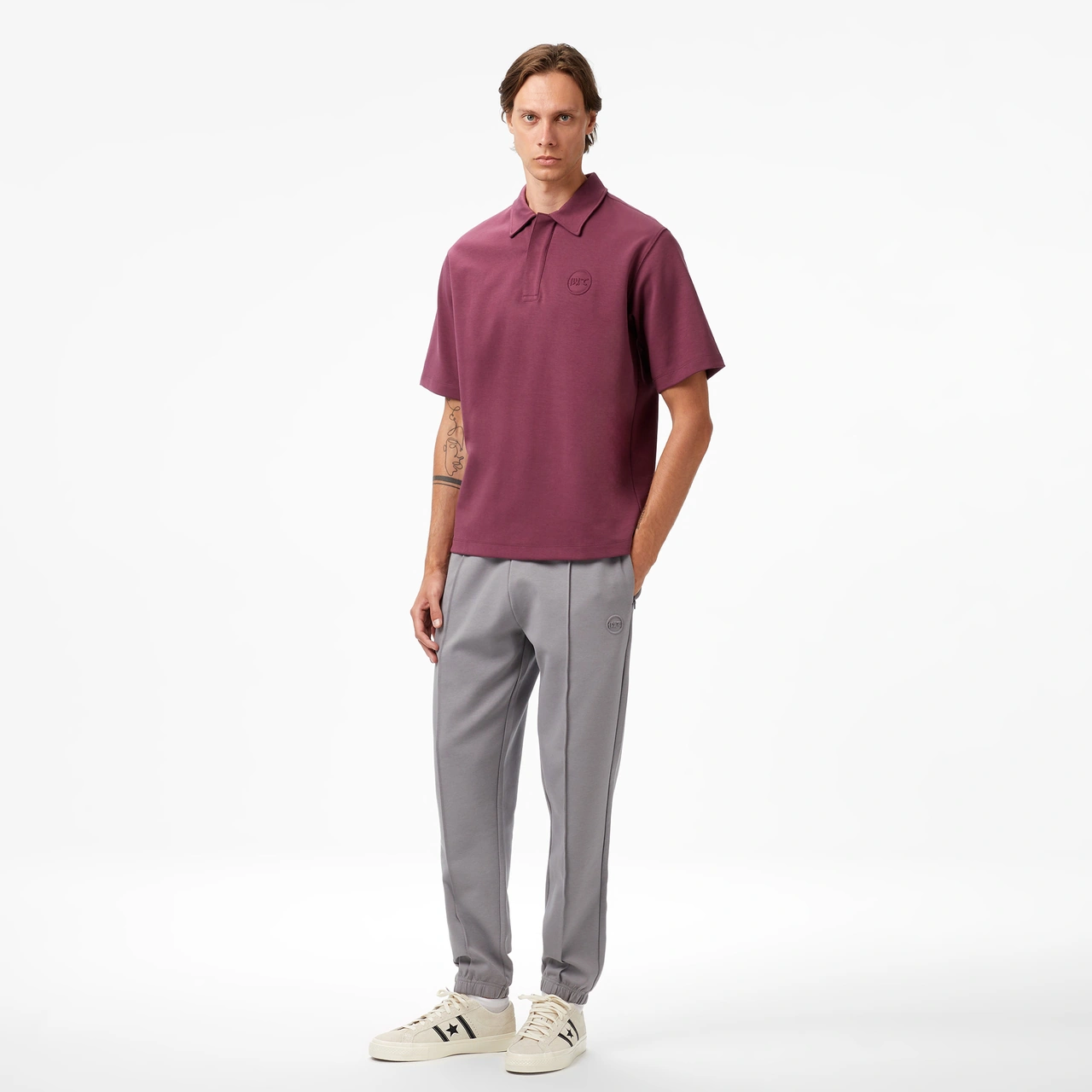 United4 Unıted4 Classic Erkek Bordo Polo Zoku Bordo