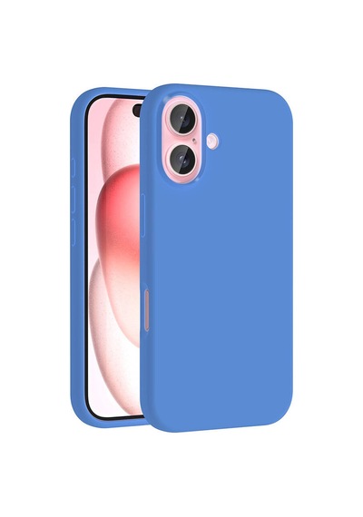 Apple iPhone Uyumlu 16 Kılıf M-safe Şarj Özellikli Sıvı Teknolojili Silinebilir Sert Zore Kivi Kapak