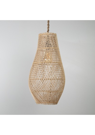 Lena Modern Avize E27 12w 25cm Rattan Doğal Dorbien-slb-8019 Çok Renkli
