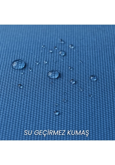 Ecm Proger Mavi Şezlong Minderi Su İtici Kumaş Katlanır Taşınabilir Hafif Pratik Plaj Bahçe Minderi