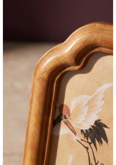 Atbyhome Vintage Oymalı Ahşap Çerçeve 20x25 Cm - Kavisli Köşe Masa Üstü Fotoğraf Çerçevesi Ve Dekoratif Tablo