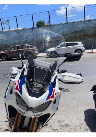 Zeus Motor 2020-2024 Honda Crf1100l Africa Twin Uyumlu L2/l4 Uzun Ön Cam Şeffaf Renk