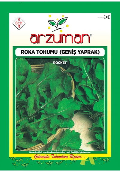 Arzuman Geniş Yaprak Roka Tohumu 25 G 7500 Adet