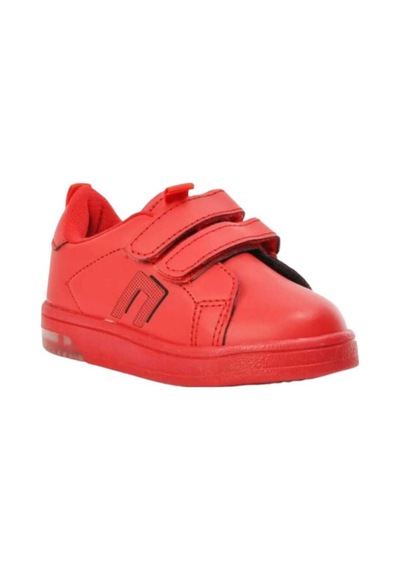 Cool Unisex Sneaker Esnek Rahat Çocuk Spor Ayakkabı Tam Kalıp Ortopedik Günlük Ayakkabı Kırmızı Kısa Pepe Kırmızı