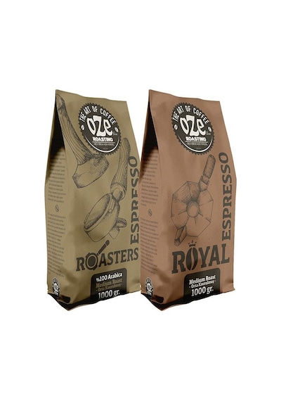 Oze Royal Espresso + Roasters Espresso Kahve 2 x 250 G Çekirdek