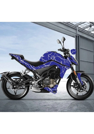 Cf Moto 250 Nk Şimşek Parçalı Kaplama Folyo Tasarım1