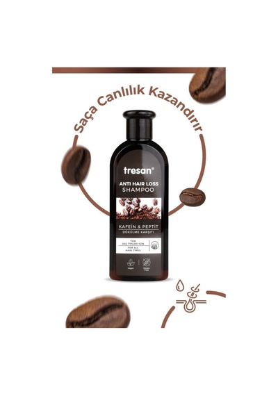 Kafein & Peptit Dökülme Karşıtı Bakım Şampuanı Enerji & Dolgunluk, Tüm Saç Tipleri 300 Ml Tüm Saç Tipleri