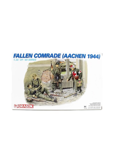 Dragon 6119, 1/35 Yere Düşmüş Yoldaş Ve Asker Figürleri Aachen1944 Maketi