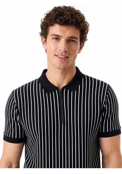 LOFT Regular Fit Erkek Polo K.kol Lf2042294 Q1.v1 Siyah