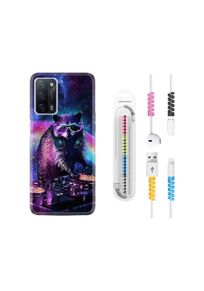 Oppo A55 Kılıf Kablo Koruyuculu Dj 1821
