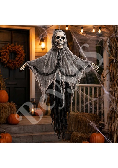 Beysüs Cadılar Bayramı Halloween Işıklı Sesli İskelet Tavan Süsü