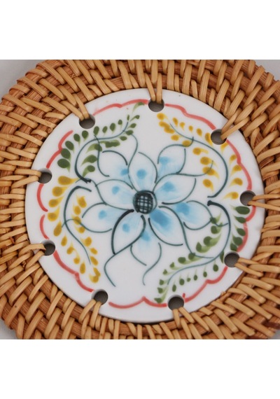 Rattan Çerçeveli 12 Cm. Nihale & Masa Veya Duvar Dekoru Diğer
