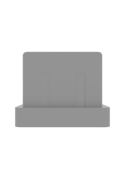 Cateksss 15x25 Mm Düz İç Profil Tapası Gri - 4 Lü Paket