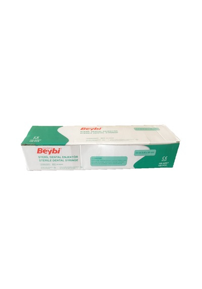 Beybi Steril Dental Enjektör 2.5ml 0.40 40 Mm 100 Adet